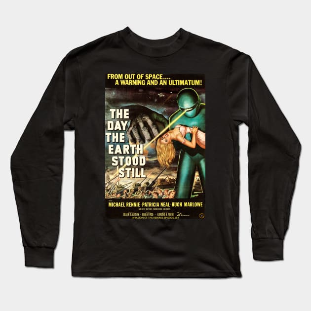 The Day The Earth Stood Still Long Sleeve T-Shirt by Invasion of the Remake